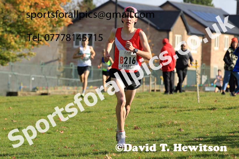 Mens under-17s 2022 Northern Cross Country Relays, Graves Park, Sheffield. Photo: David T. Hewitson/Sports for All Pics
